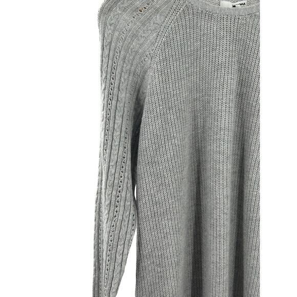 Sonoma Women's Gray Knit Sweater Size Medium NWT Boho Cozy - Picture 5 of 9
